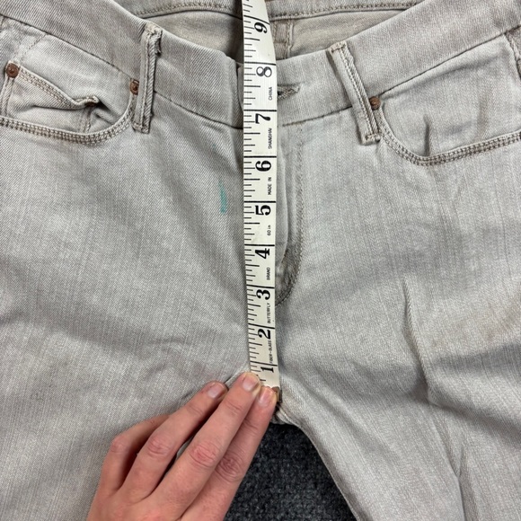 MOTHER Women’s Denim The Looker Pop! light Grey/Cream Skinny Jeans size: 27 - Picture 5 of 9